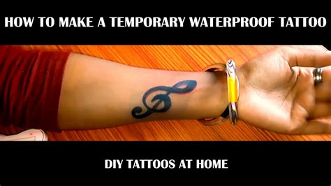 How to make a temporary tattoo at home with just your printer, a picture, and some perfume!design and print your own temporary tattoos in a few easy steps! How To Make a Temporary Waterproof Tattoo Safely | DIY ...