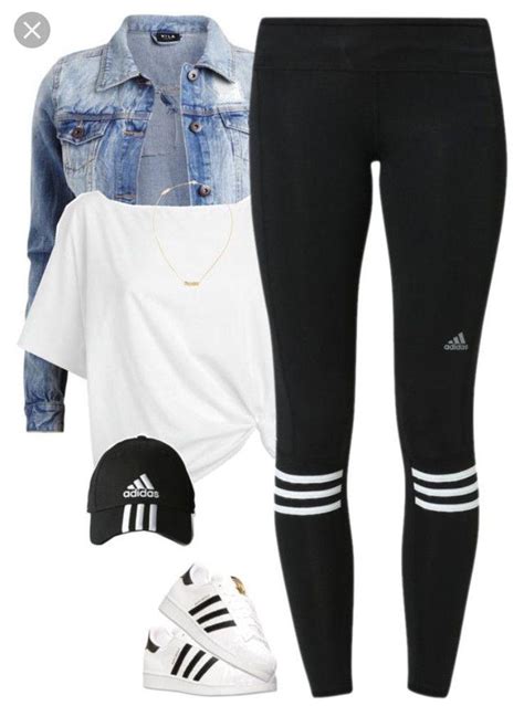 Adidas Workout Outfit Leggings Casual Outfits Adidas Superstar On