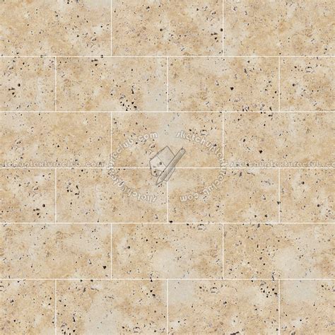 Roman Travertine Floor Tile Texture Seamless 14737