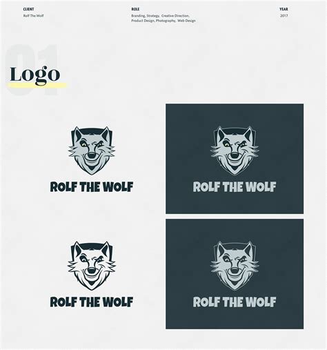 Rolf The Wolf Brand Identity And Website On Behance
