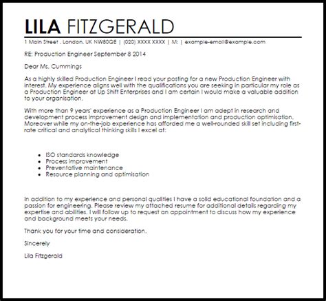 Customized samples based on the most contacted merchandiser resumes from over 100 million resumes on file. Cover Letter Sample Engineering - Collection - Letter ...
