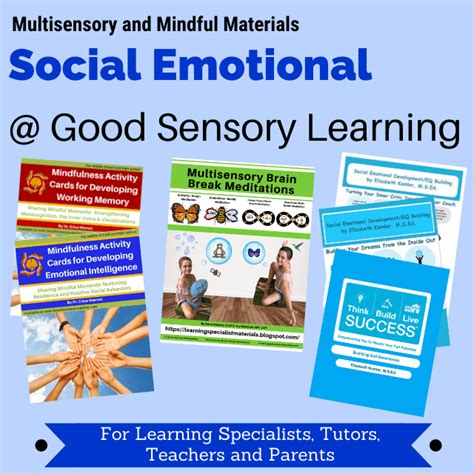 Learning Specialist And Teacher Materials Good Sensory Learning
