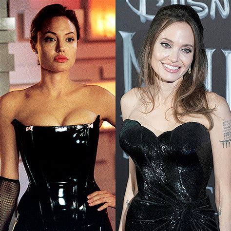 ‘mr and mrs smith brad pitt and angelina jolie in then and now photos hollywood life