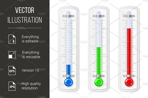 Temperature Indicators Graphics Creative Market