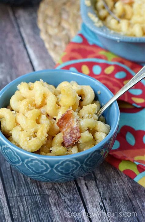 Chipotle Bacon Macaroni And Cheese Cooking With Curls