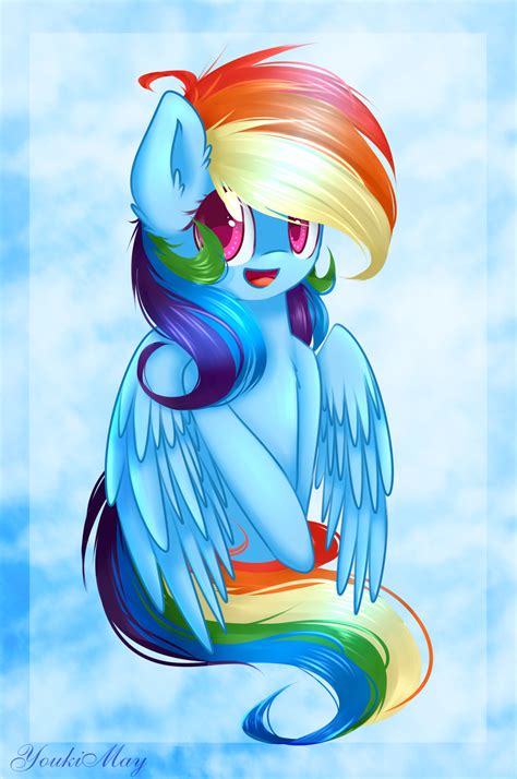 Image Fanmade Rainbow Dash Fan Art By Youkimaypng My Little Pony