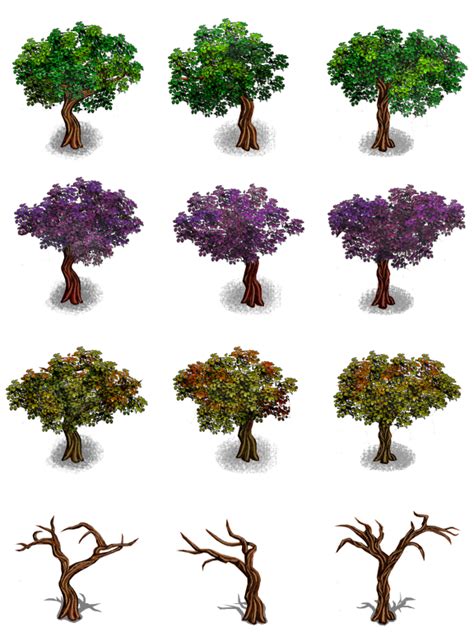 Rpg Maker Trees By Ayene Chan On Deviantart
