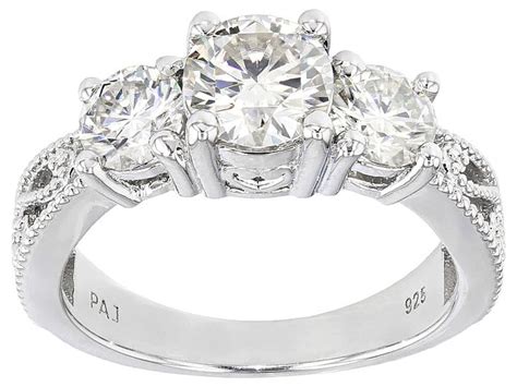 Moissanite Firer 200ctw Diamond Equivalent Weight Round Platinevetm