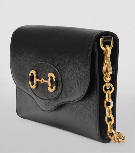 Gucci Black Small Horsebit 1955 Shoulder Bag Harrods Uk