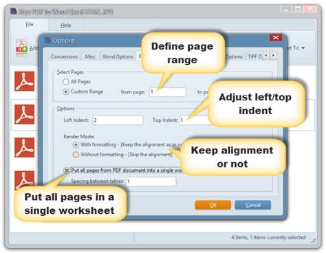 Free PDF to Word Excel HTML JPG - Free PDF Converter ...