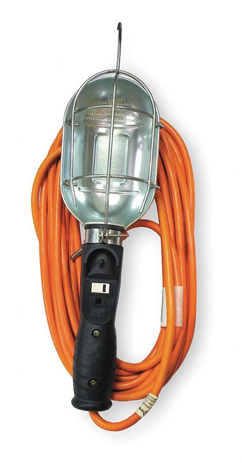Lumapro Incandescent Hand Lamp 75 Lamp Watts 50 Ft Cord Length