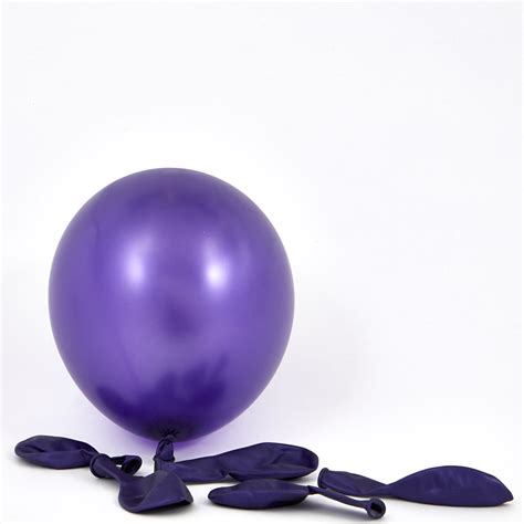 Buy Metallic Purple Latex Balloons Pack Of 6 For Gbp 099 Card