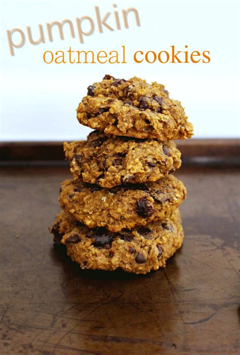 The perfect christmas cookies for your freezer stash. Pumpkin Oatmeal Cookies - BeyondFit Mom