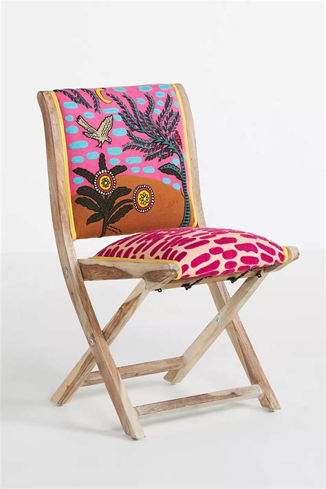 Imagined World Terai Folding Chair Anthropologie Furniture Makeover