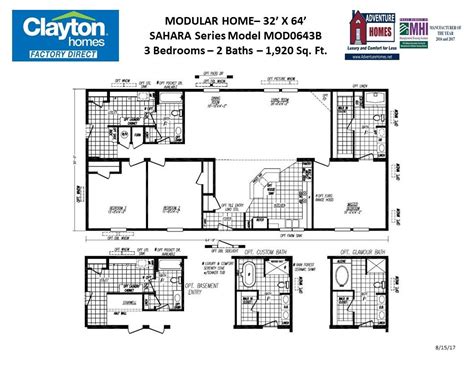 Https://tommynaija.com/home Design/clayton Prefab Home Floor Plans