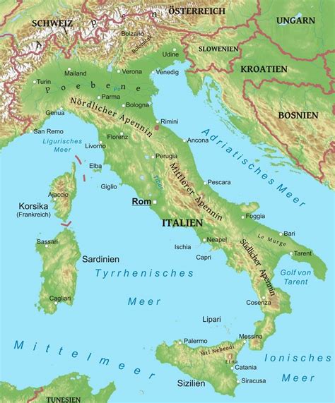 Italien Karten Freeworldmaps Net