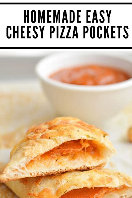 homemade easy cheesy pizza pockets salad recipes