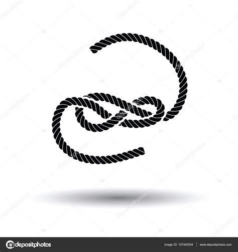Knoted Rope Icon Stock Vector Image By ©angelp 127442034