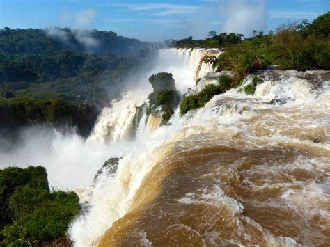 Chutes Diguazu Cascades Fleuve Chutes Diguazú Misiones Et
