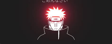 2560x1024 Naruto Pain Minimal 2560x1024 Resolution Wallpaper Hd Anime