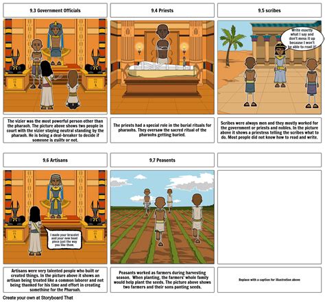 daily life in ancient egypt storyboard by 8124498d