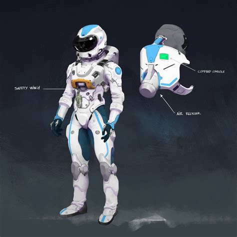 Spacesuit Quentin Gautier On Artstation At