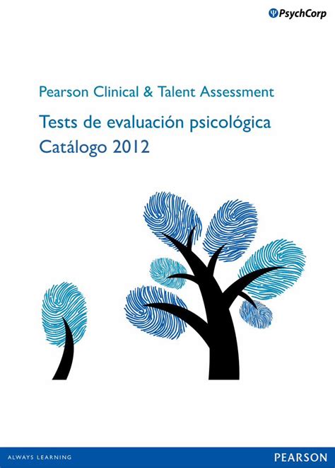 Pdf Cat Logo Tests Evaluaci N Psicologica Pearson Clinical