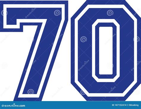 Seventy One College Number 71 Royalty Free Stock Photography