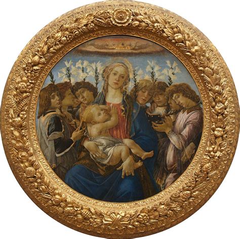 Sandro Botticelli Virgen Con Niño Y Ángeles Gemäldegalerie Berlin
