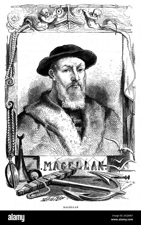 Ferdinand Magellan C1480 1521 Portugese Navigator Led First