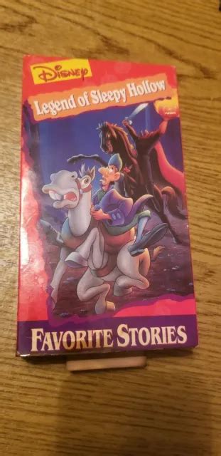 Disney Favorite Stories Legend Of Sleepy Hollow W Storybook Vhs