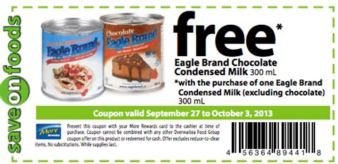 More Rewards Members Coupons: Buy 1 Eagle Brand Condensed Milk and Get ...