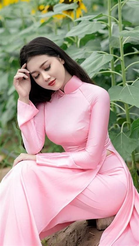 St Beautiful Thai Women Ao Dai Sexy Asian Dress