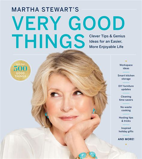 Everything We Know About Martha Stewarts New Book Very Good Things