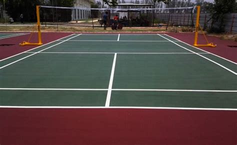 Wooden Flooring Pine Outdoor Badminton Court Flooring India Rs 80000