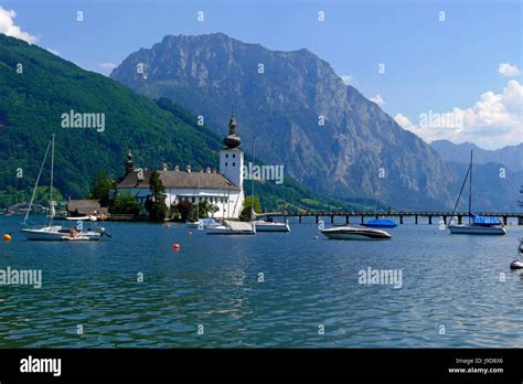 Ort Castle In The Town Of Gmunden On Lake Traunsee Salzkammergut
