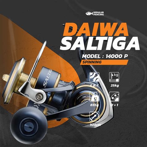 Jual Daiwa Saltiga 2020 8000 10000 14000 18000 P H XG Reel Pancing