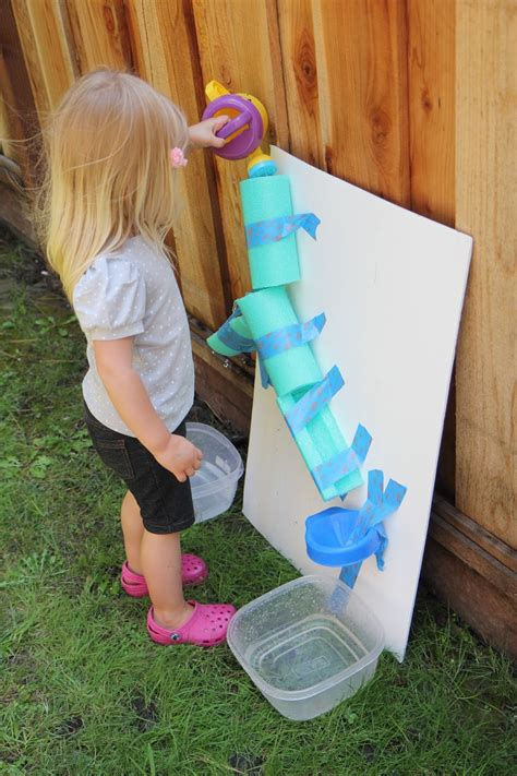Toddler Approved Easy Diy Water Wall For Kids Backyard