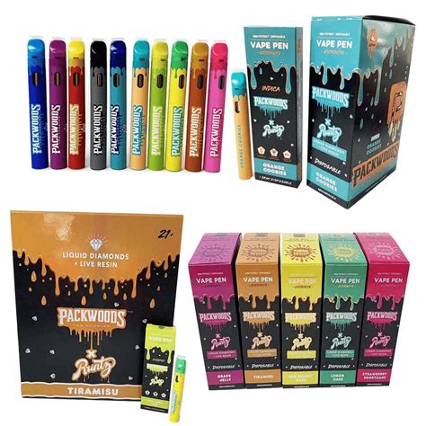 Online Wholesale Newest Style Disposable Vape Pens Runtz X Packwoods 1