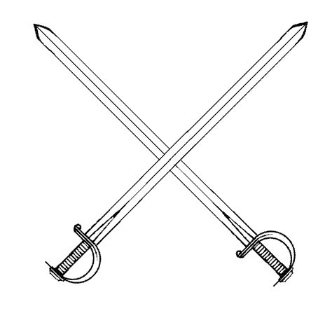 Crossed Sword Clipart Clipart Suggest