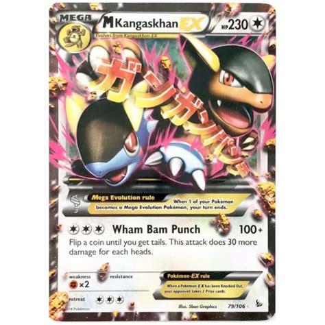 Mega Kangaskhan Ex Pokemon Kort