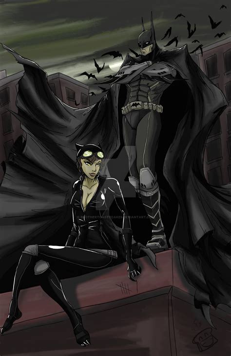 Batman And Catwoman By Brothertoastycakes On Deviantart