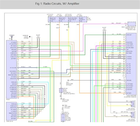 1995 chevrolet tahoe wiring diagrams. Radio Wiring: I Need the Radio Wiring Diagram for a 2001 ...