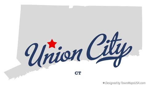 Map Of Union City Ct Connecticut