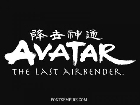 Avatar The Last Airbender Font Free Download Fonts Empire