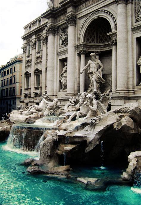 Trevi Fountain In Rome Italy Still Waiting For My Wish