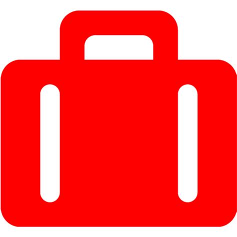 Red Briefcase 11 Icon Free Red Briefcase Icons