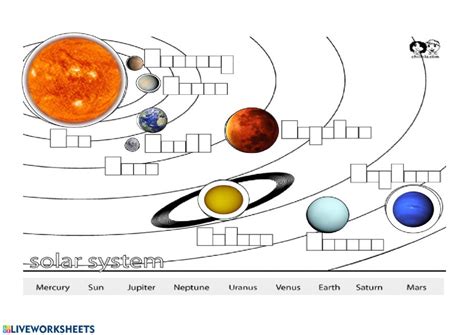 Solar System Interactive Worksheet