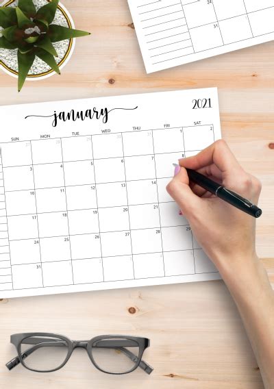 Printable Monthly Calendars Calendarsquick Download Printable Monthly Download Printable