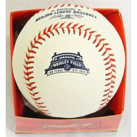 Chicago Cubs Wrigley Field 100th Anniversary Logo Commemorative Official Mlb Baseball